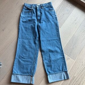 Frame Denim Blue boyfriend jeans mid / low rise